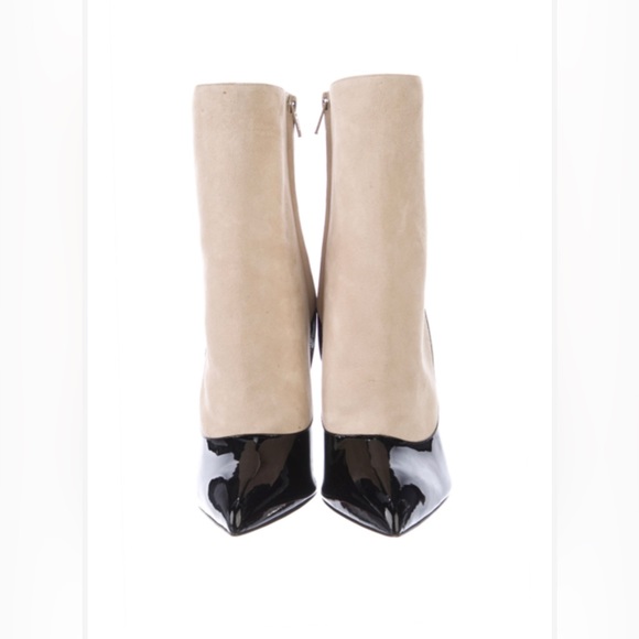 Christian Louboutin
Suede Colorblock Pattern Boots - Picture 1 of 13